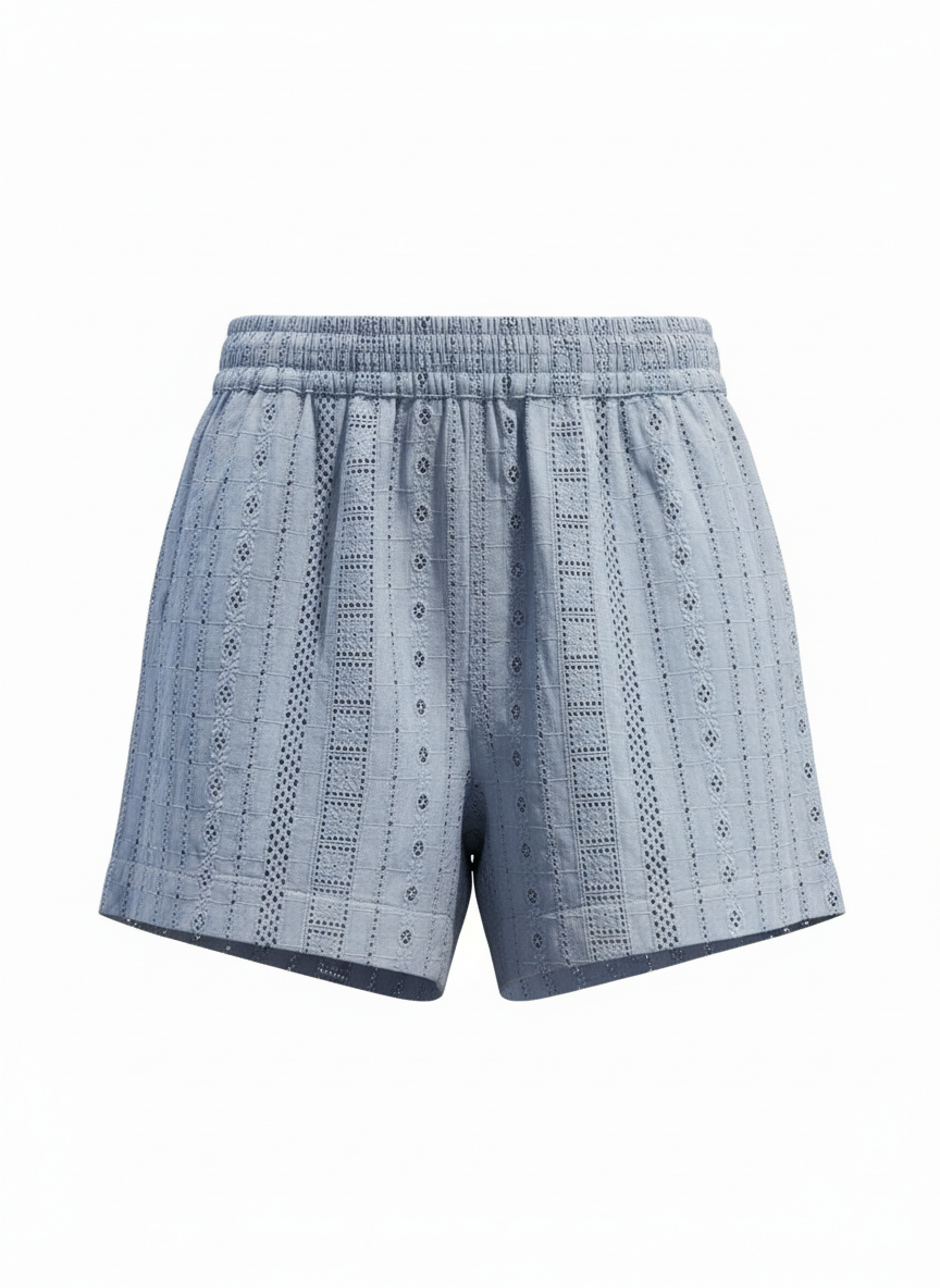 Short azzurri in sangallo Mc2 Saint Barth
