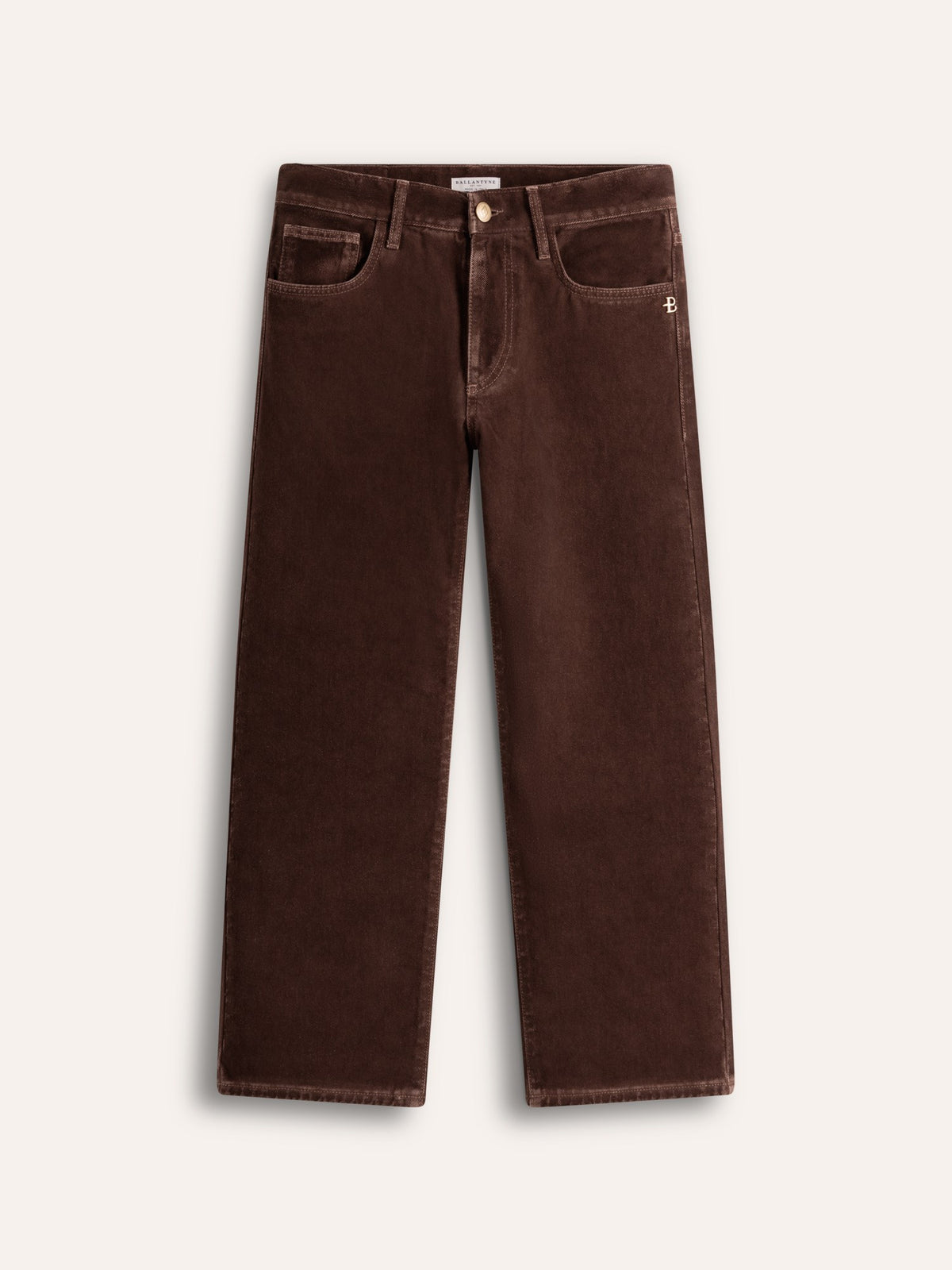 Jeans gamba dritta Ballantyne cacao