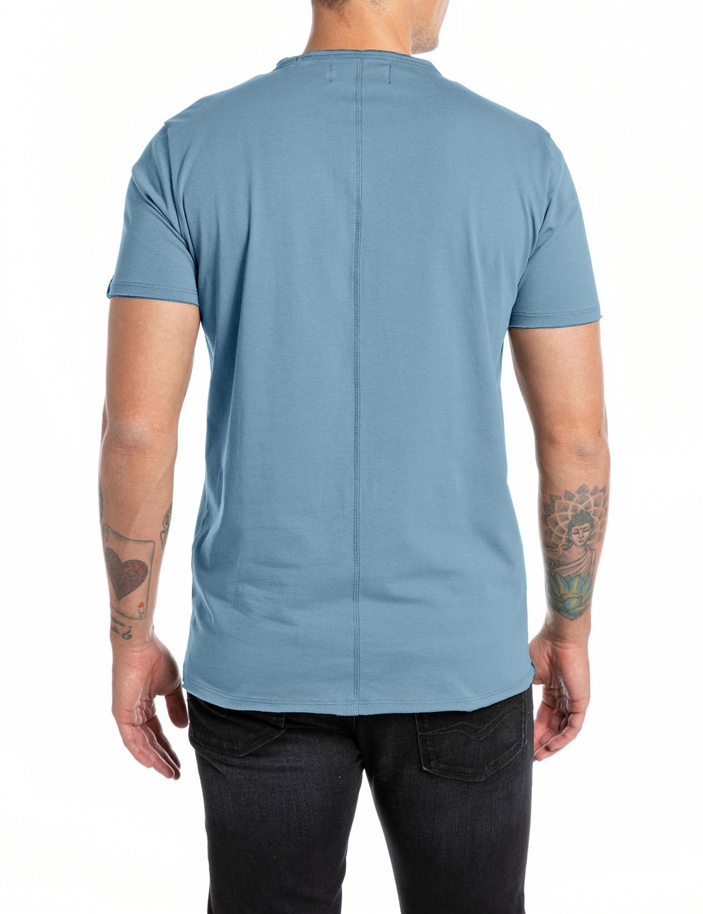 T-shirt uomo azzurra Replay