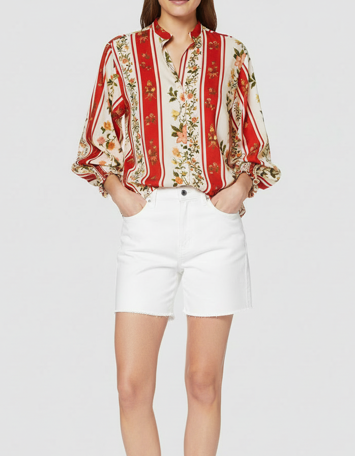 Camicia cruise rossa Raffaela d'Angelo