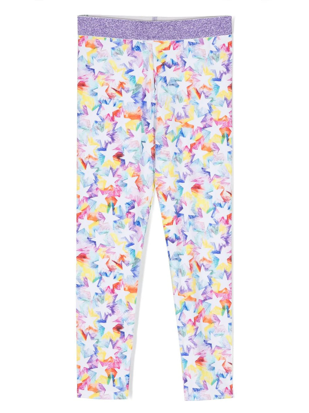 Leggins con stelle arcobaleno