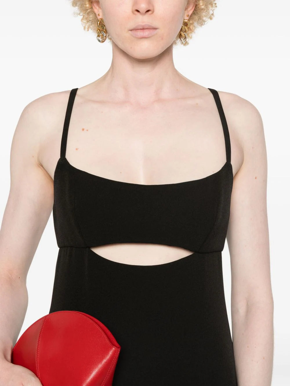 Abito cut-out nero