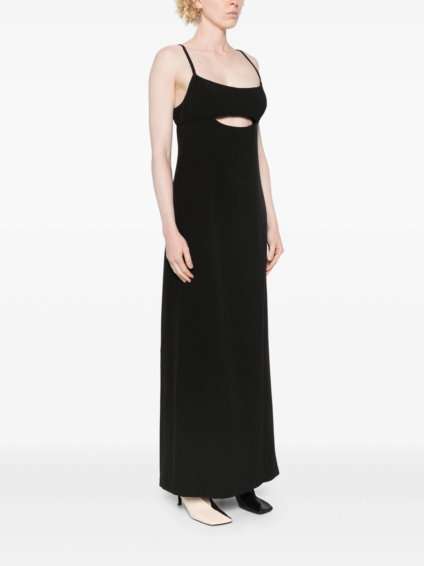 Abito cut-out nero
