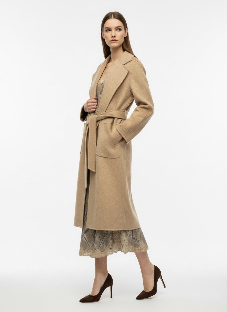 Cappotto cammello longuette Ermanno