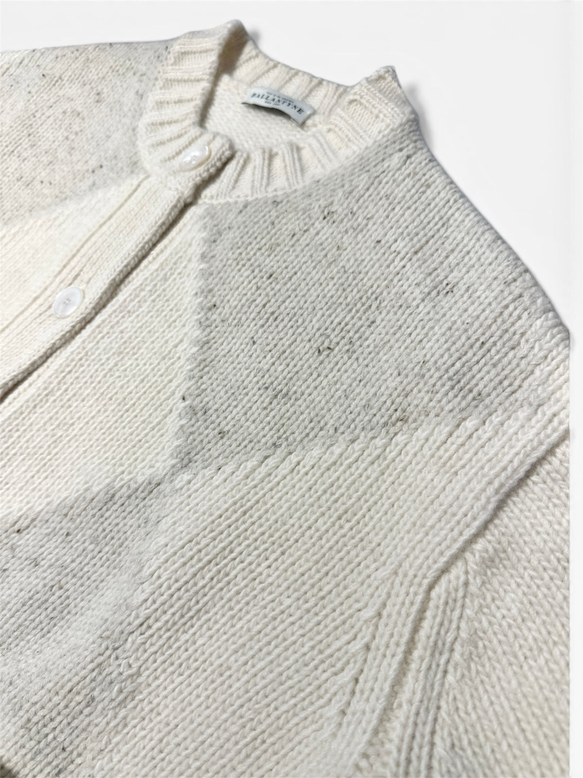 Giacca in maglia avorio Ballantyne