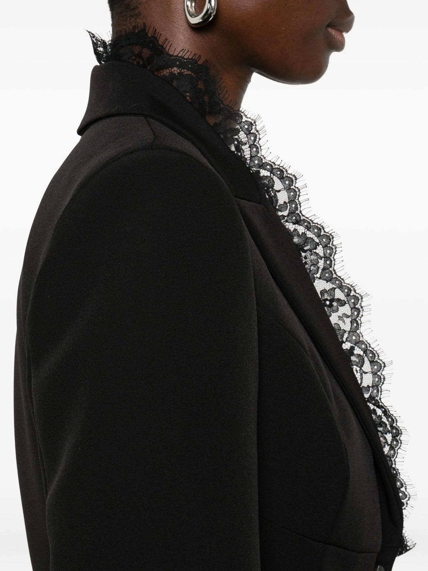 Giacca monopetto pizzo