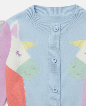 Cardigan StellaMccartey unicorno girocollo