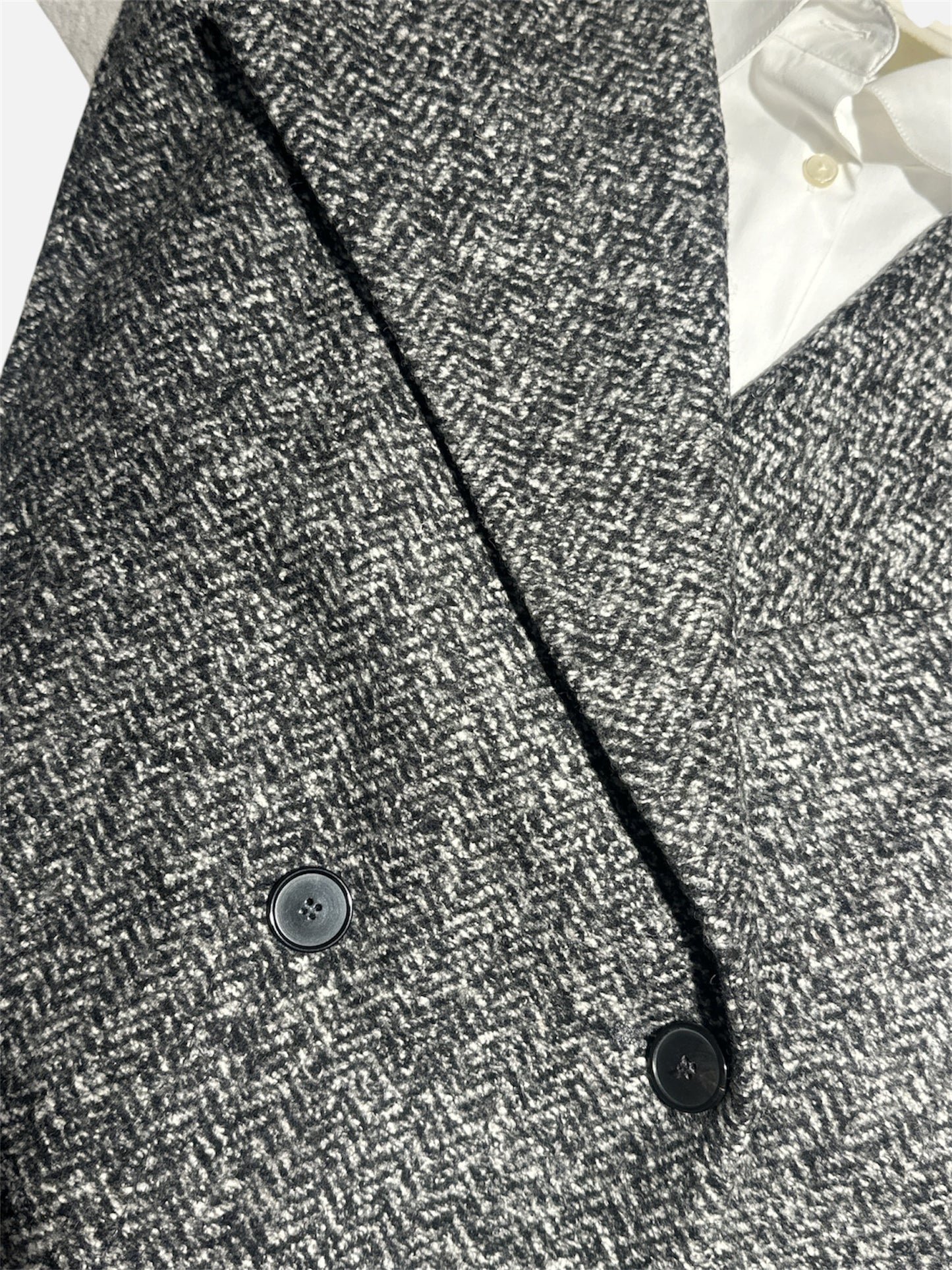 Gilet spinato grigio Windsor