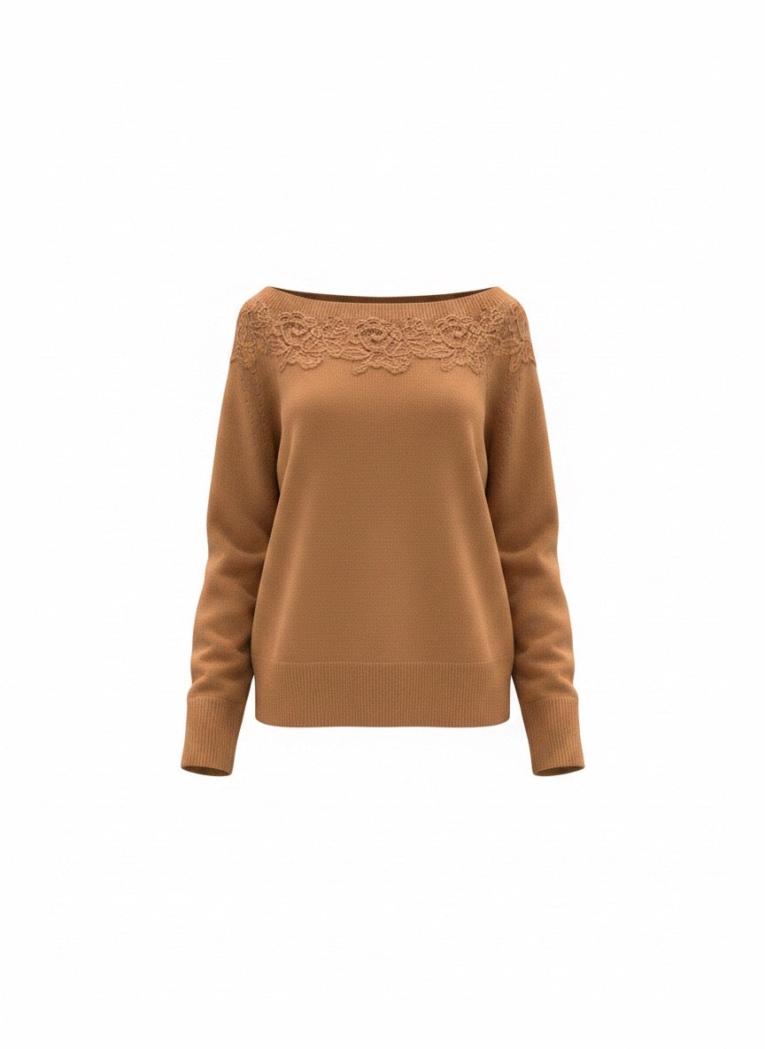 Maglia barchetta pizzo Ermanno Scervino