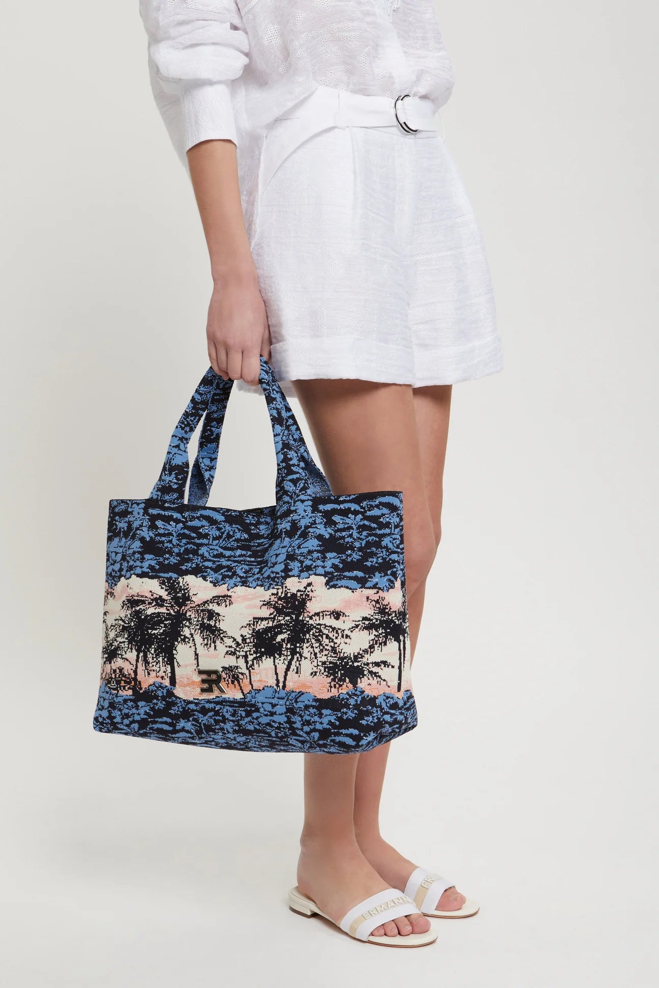 Short jacquard con cintura Ermanno Scervino
