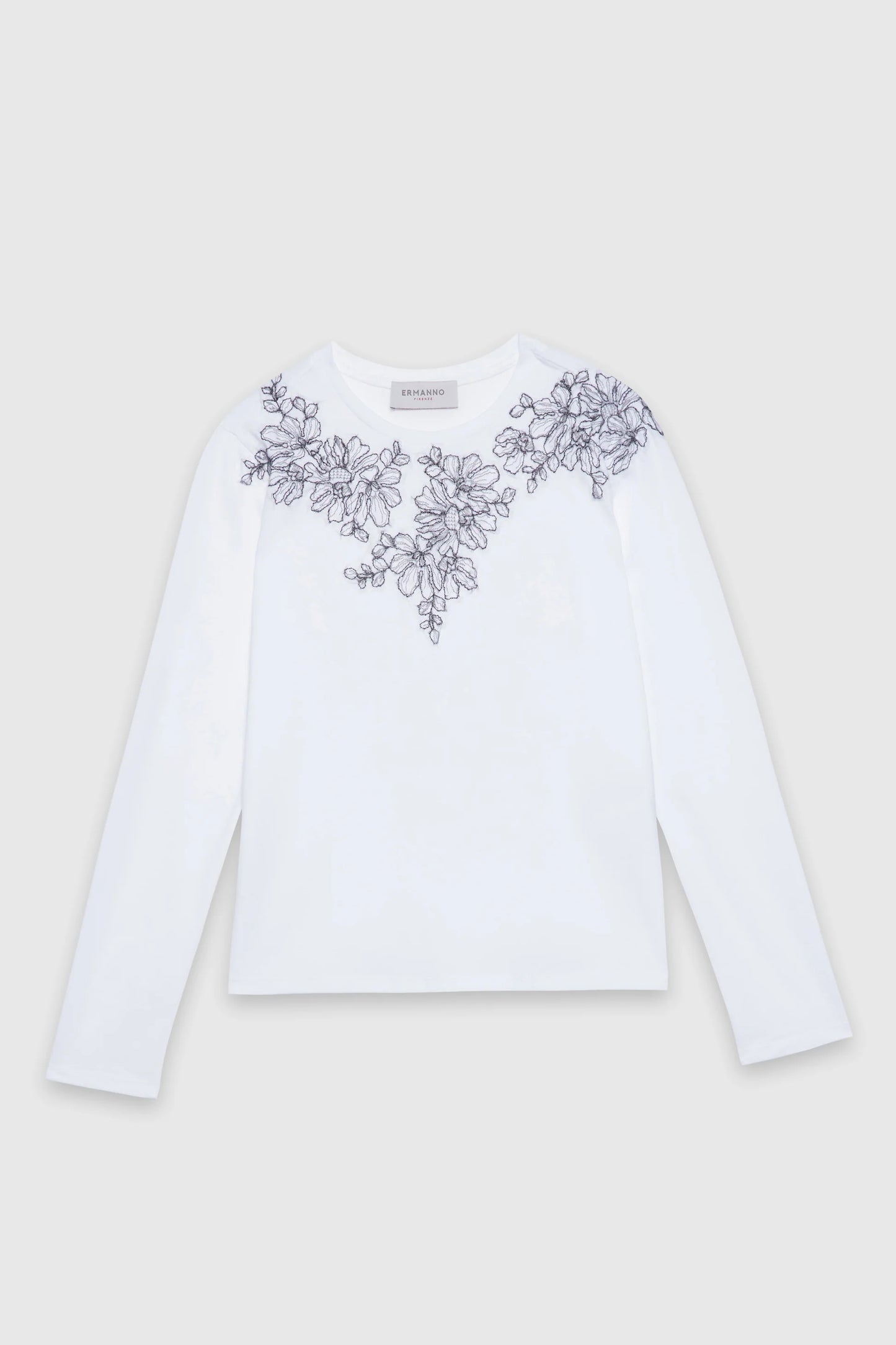 T-shirt ricamata Ermanno Firenze