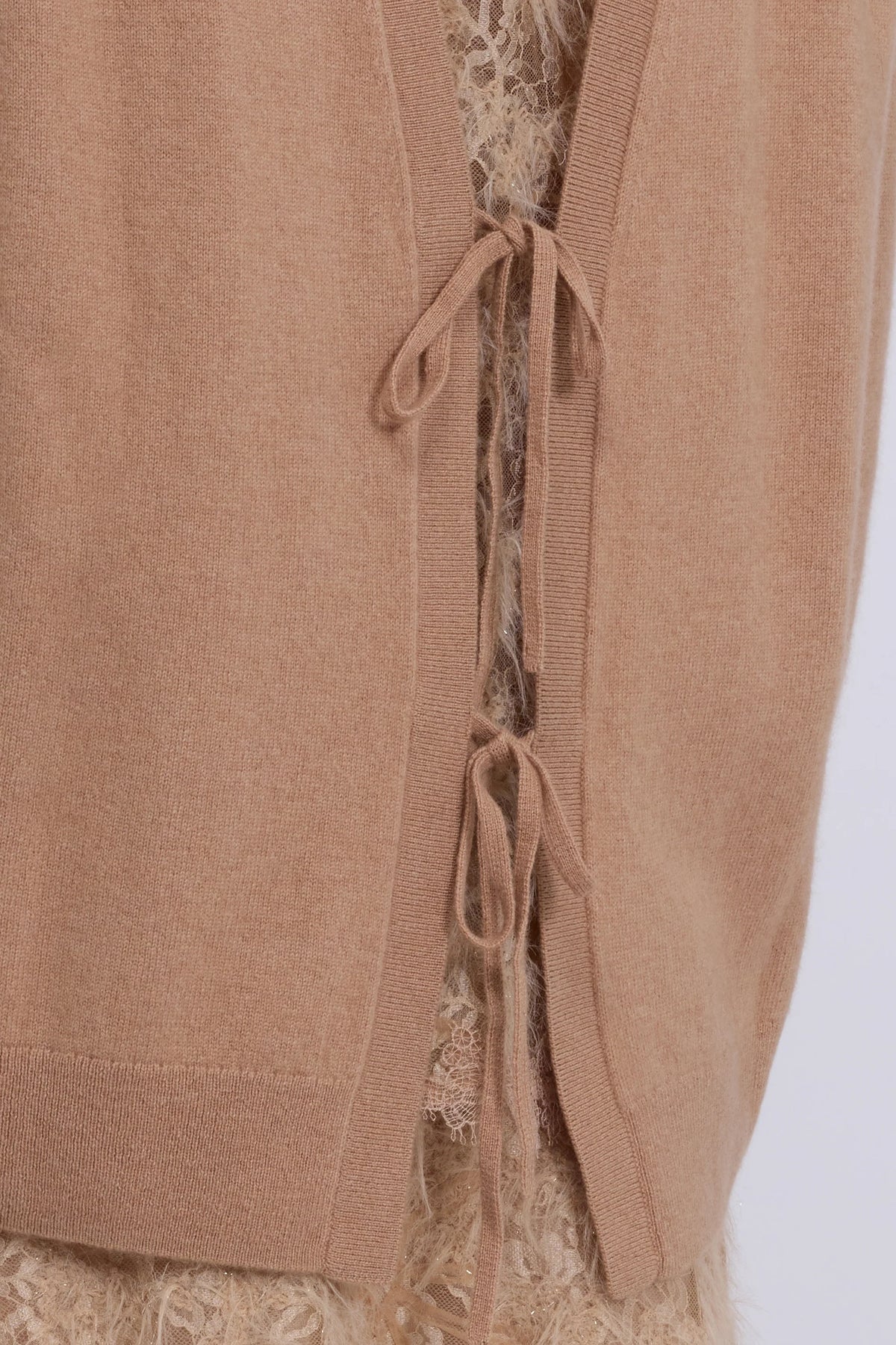 Maglia con inserto in pizzo Ermanno Firenze