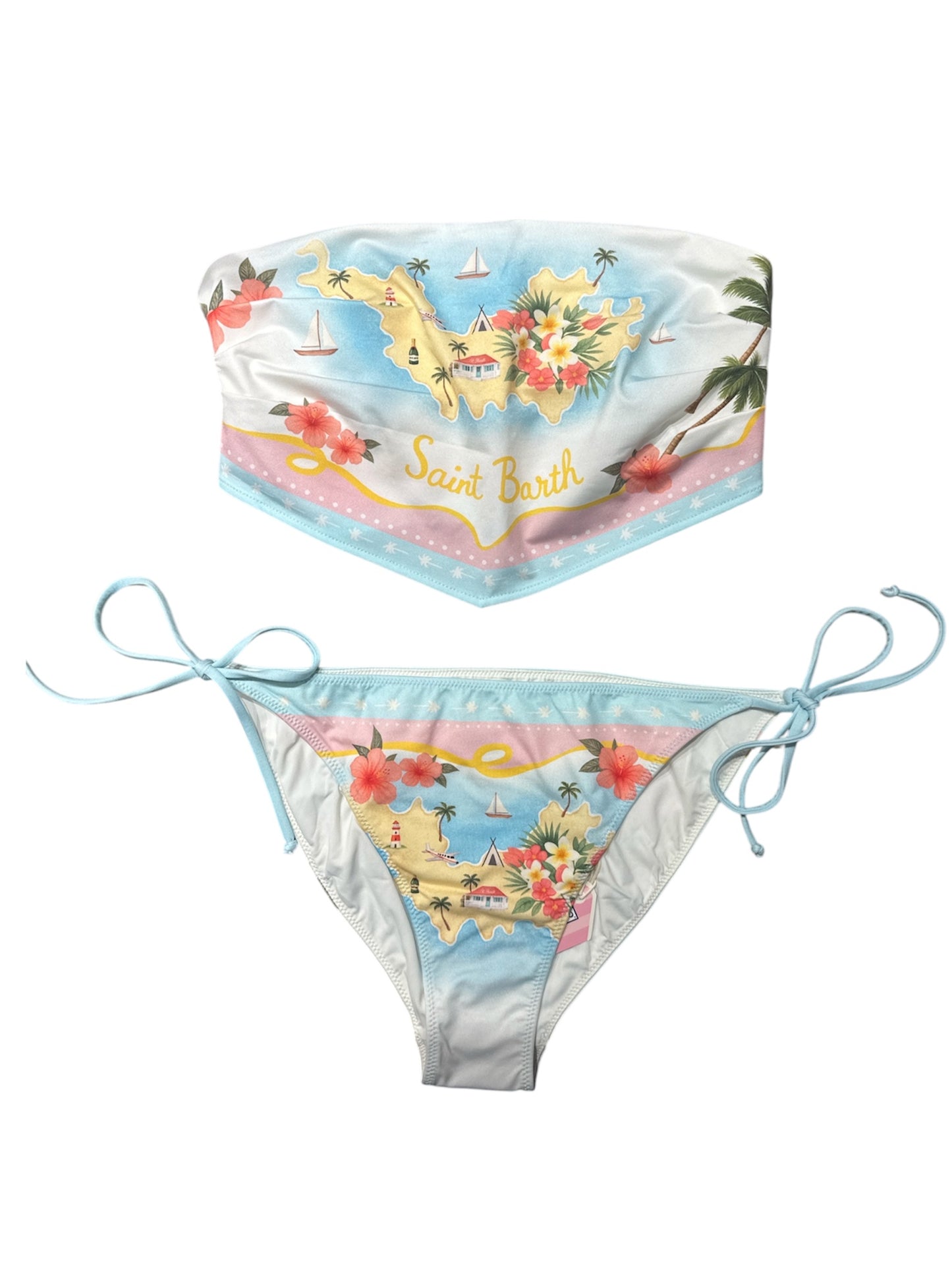 Bikini fascia foulard Saint Barth