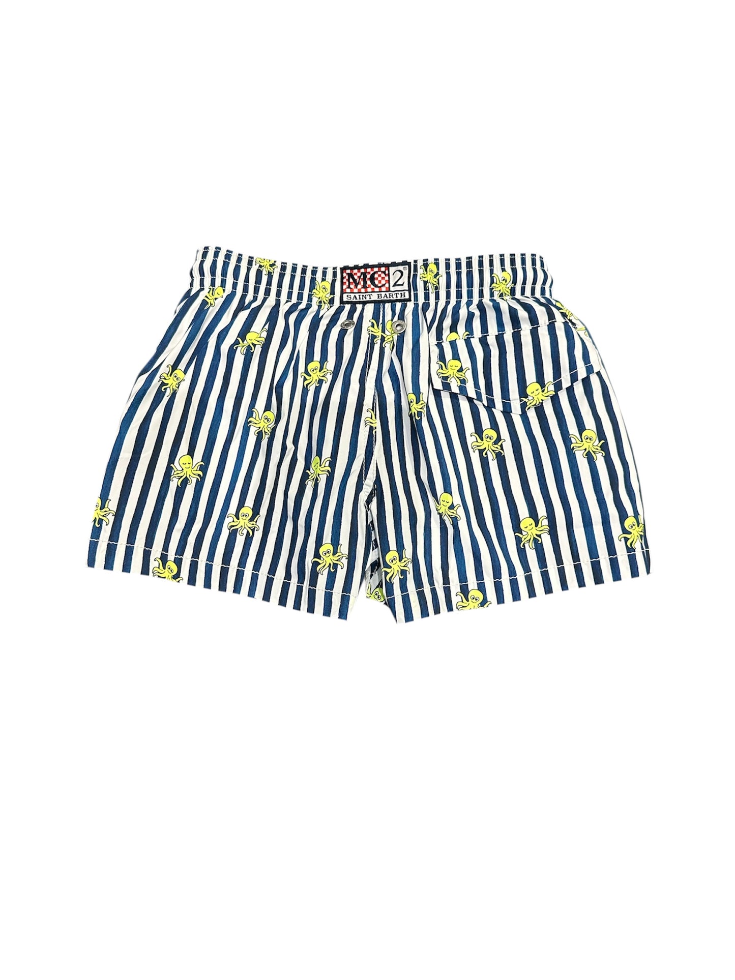 Costume Boxer polipetti fluo Saint Barth