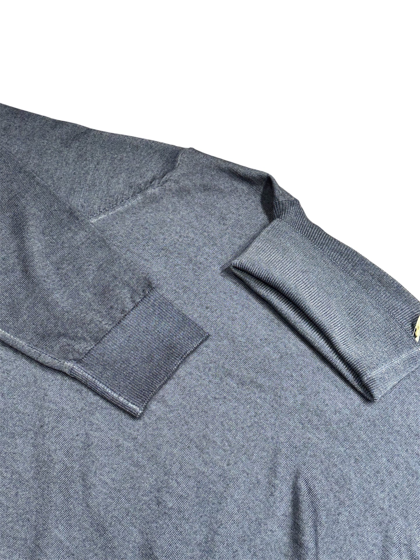 Maglia dolcevita denim vintage 100% lana Ammond
