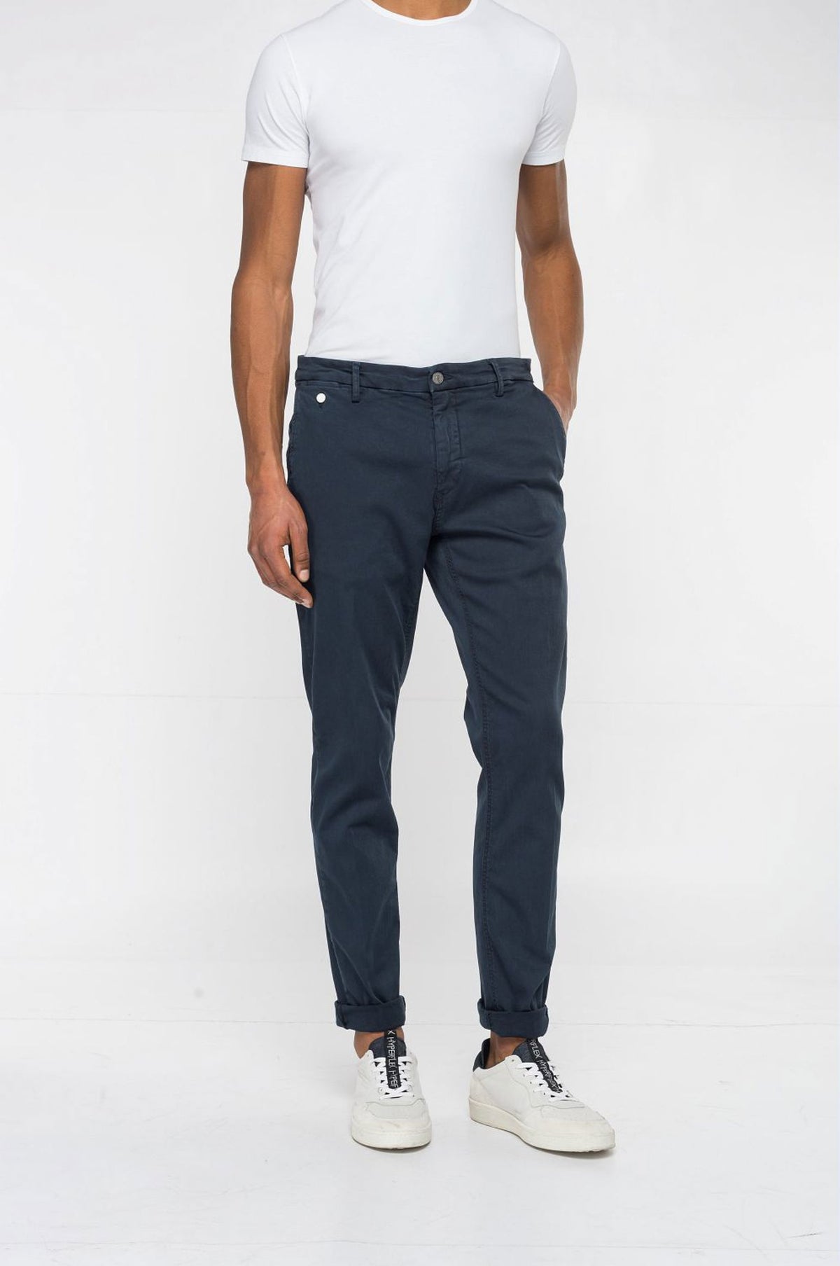 Pantalone chino Benni blue Replay
