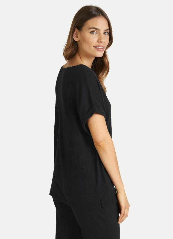 T-shirt boxy black