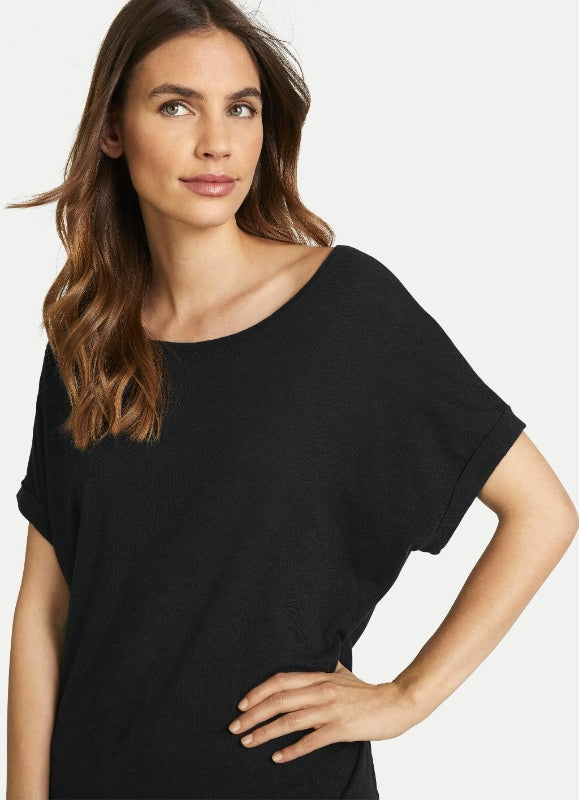 T-shirt boxy black