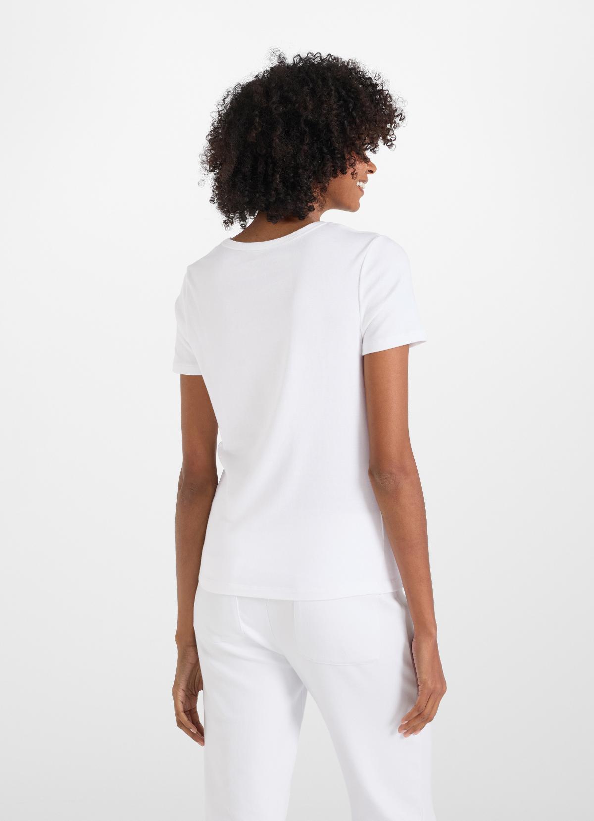T-shirt Juvia a maniche corte in bianco