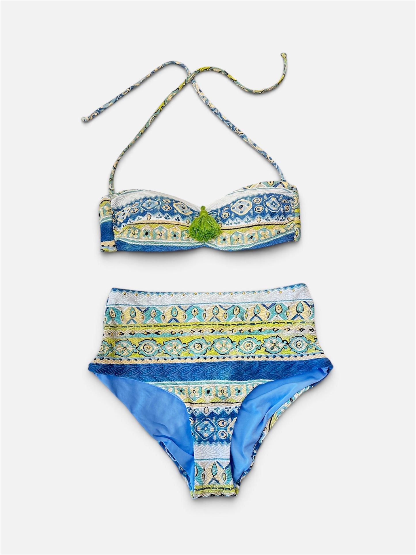 Bikini Raffaela D'Angelo fascia slip vita alta