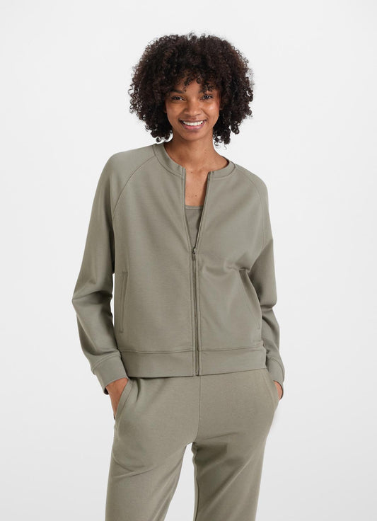 Bomber Juvia grigio tortora