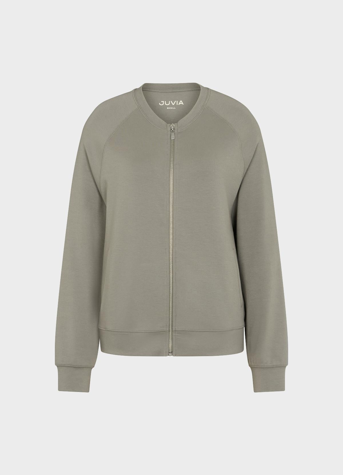 Bomber Juvia grigio tortora