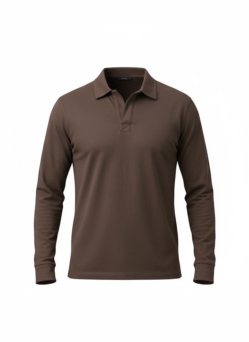 Polo Cam Marrone