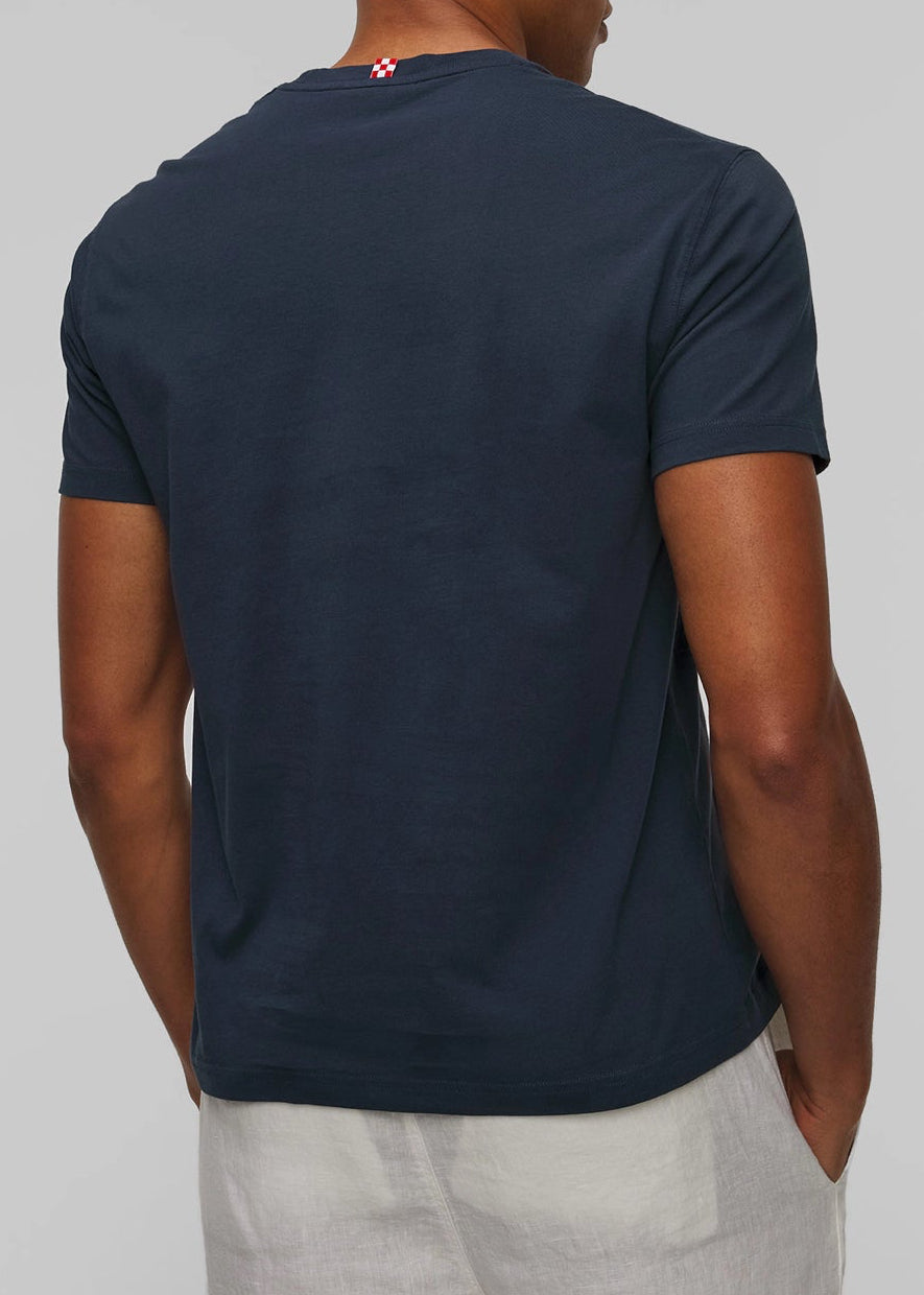 T-shirt Saint Barth Aperol Spritz blu