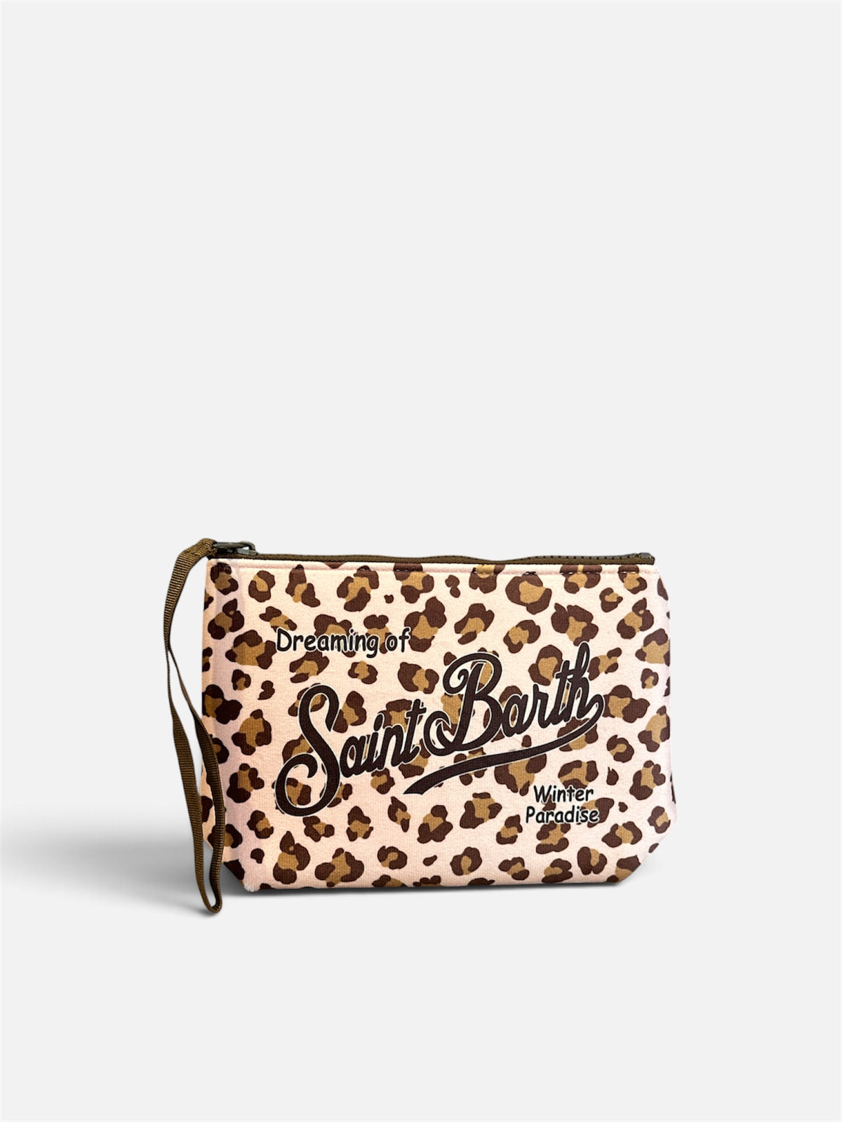 Pochette pastel leopard Aline Saint Barth