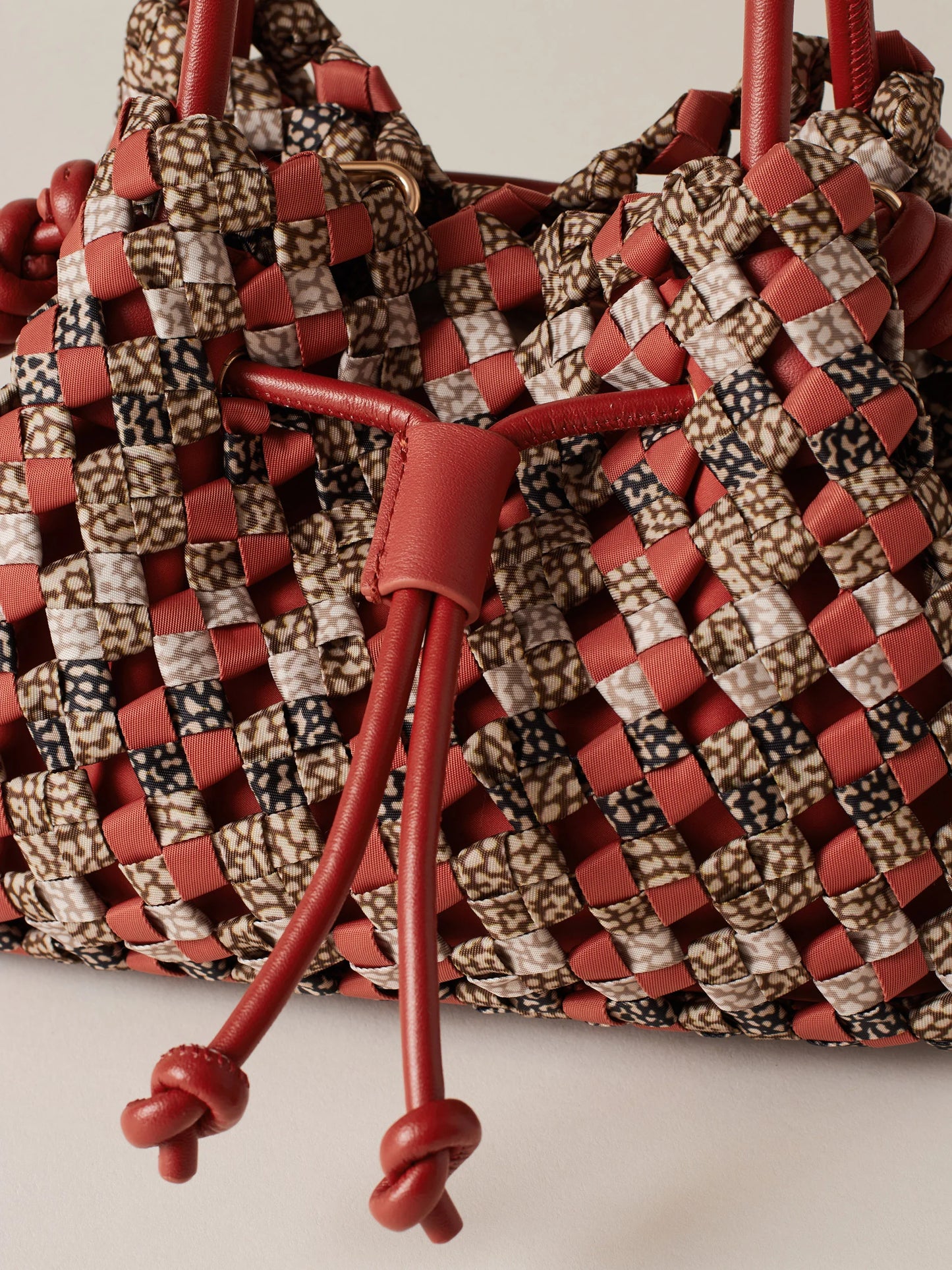 Borsa nido mini arancio Borbonese