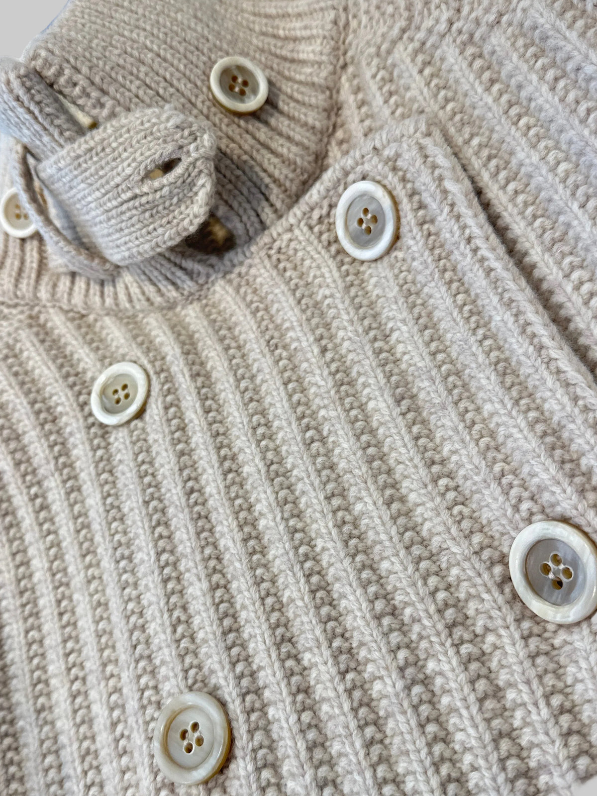 Giaccone doppio petto in maglia Ballantyne