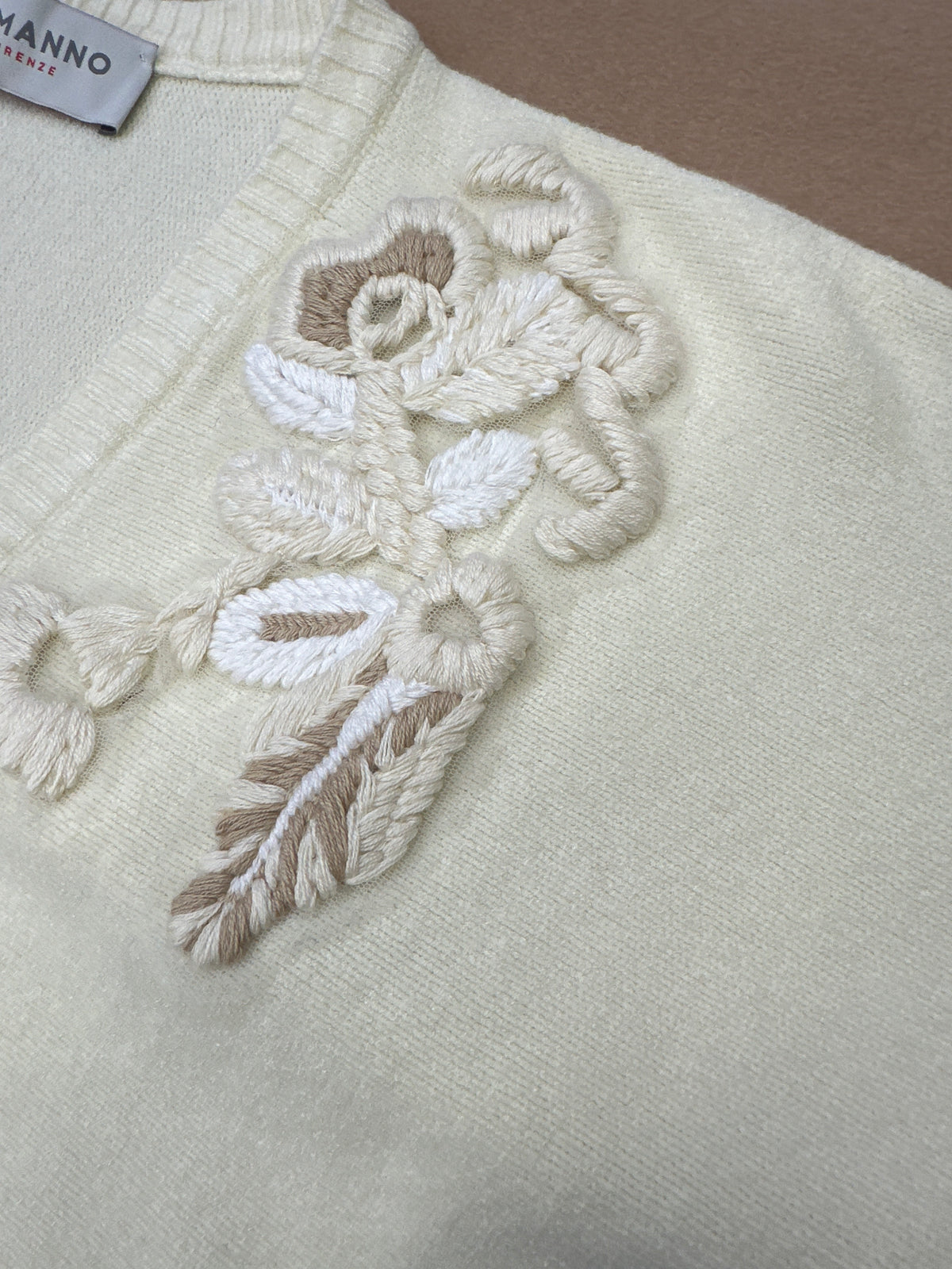 Cardigan maglia Ermanno ricamato