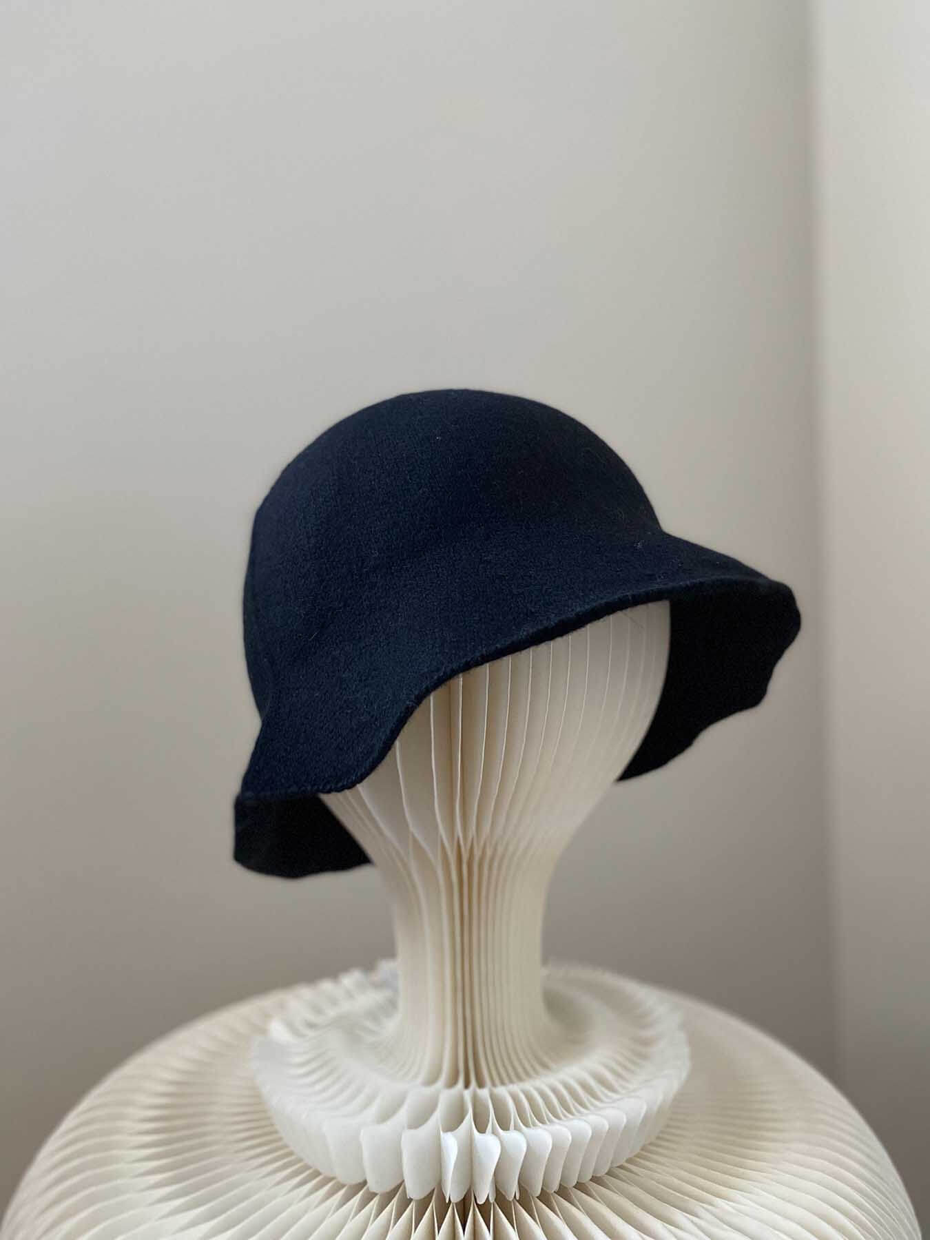 Cappello cashmere blu