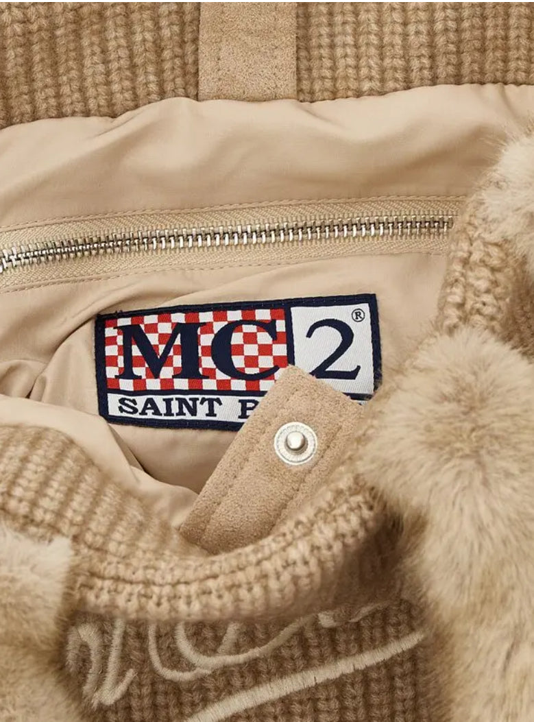 Borsa Colette Shearling Rib St. Barth
