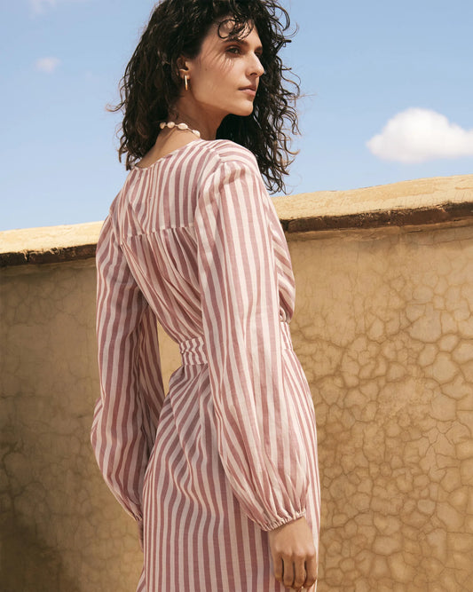 Abito lungo righe Manebì