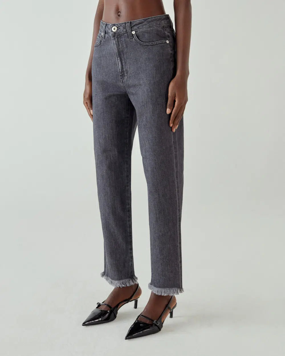 Jeans straight grigio kenja