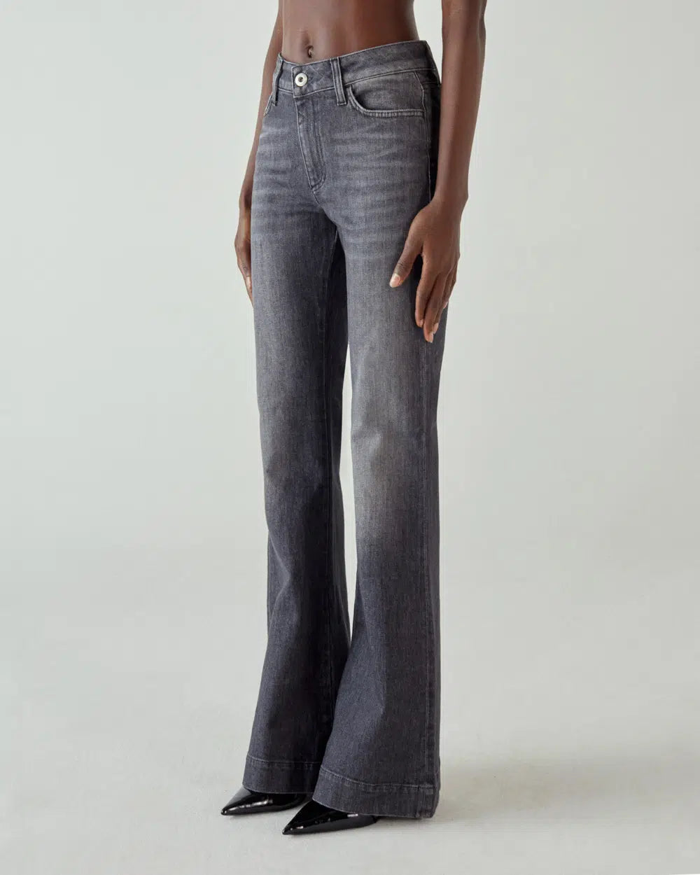 Jeans Zampa Grigio Organic