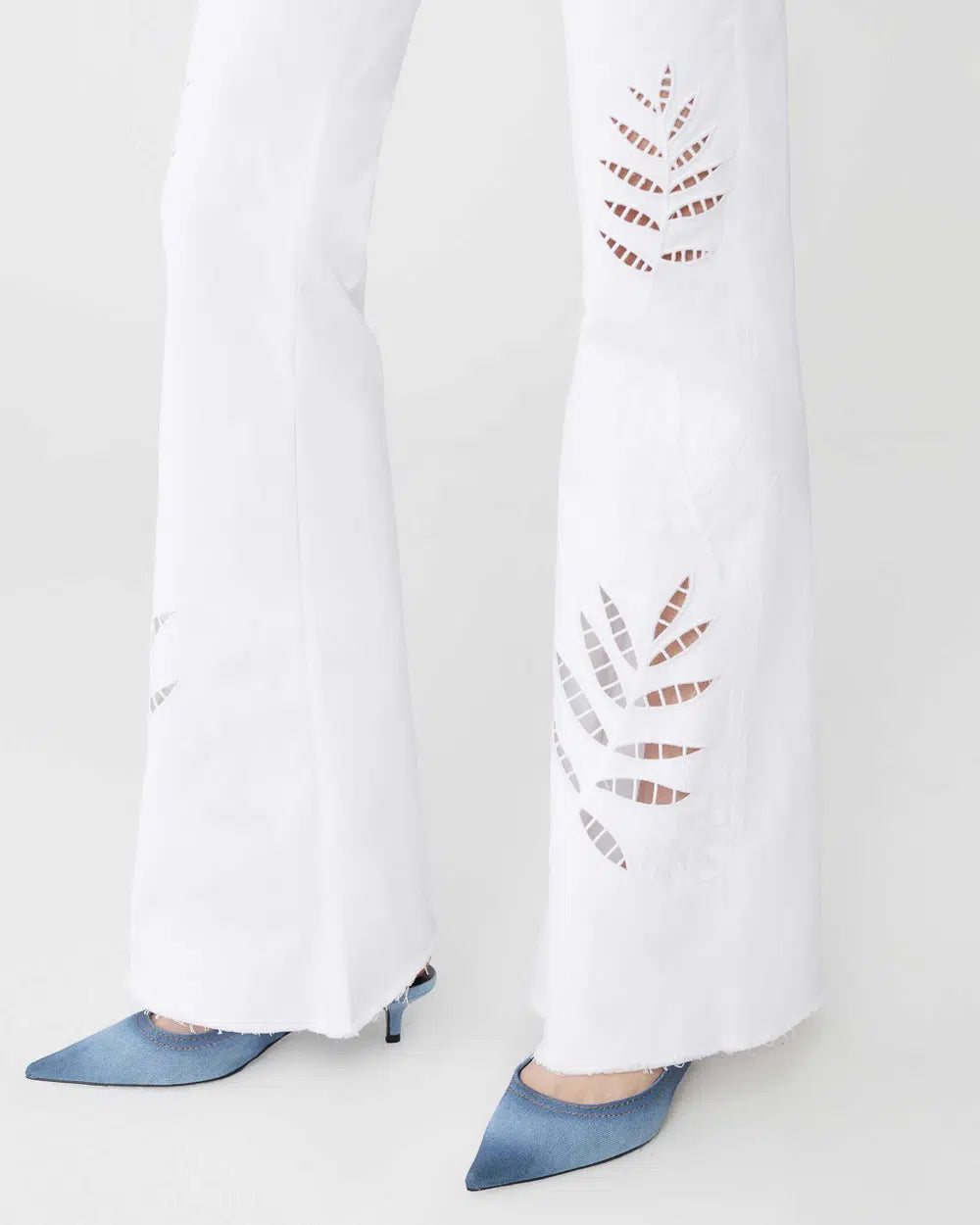 Pantalone Shaft Jeans in bianco