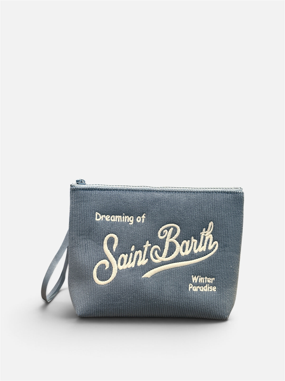 Pochette velvet Aline Saint Barth avio