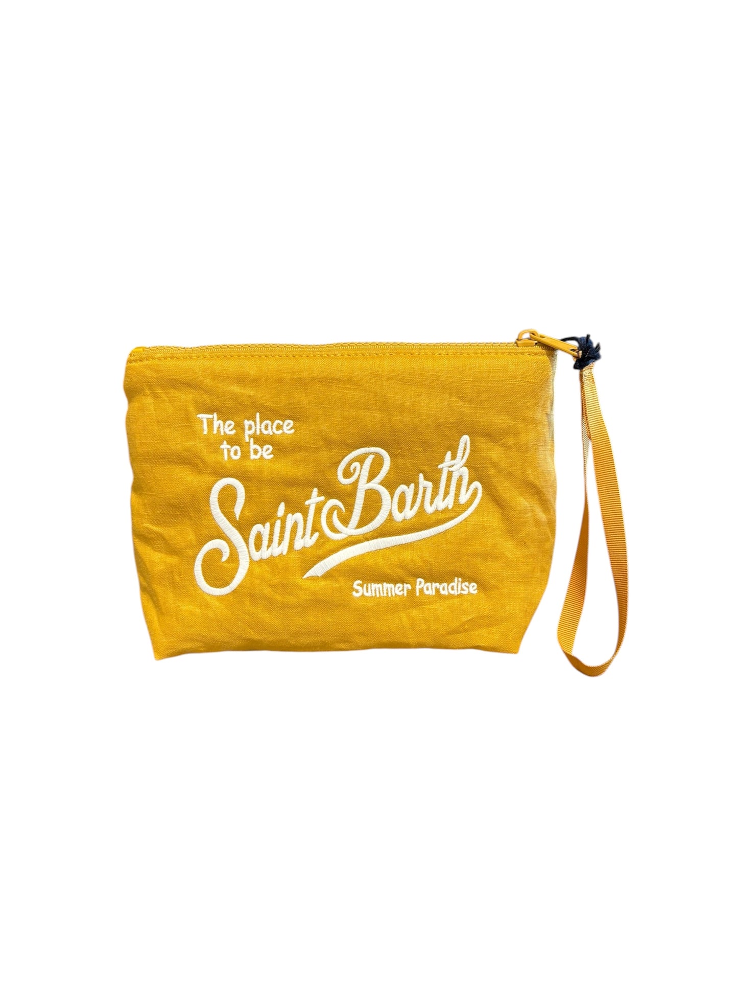 Pochette Aline soft linen St. Barth