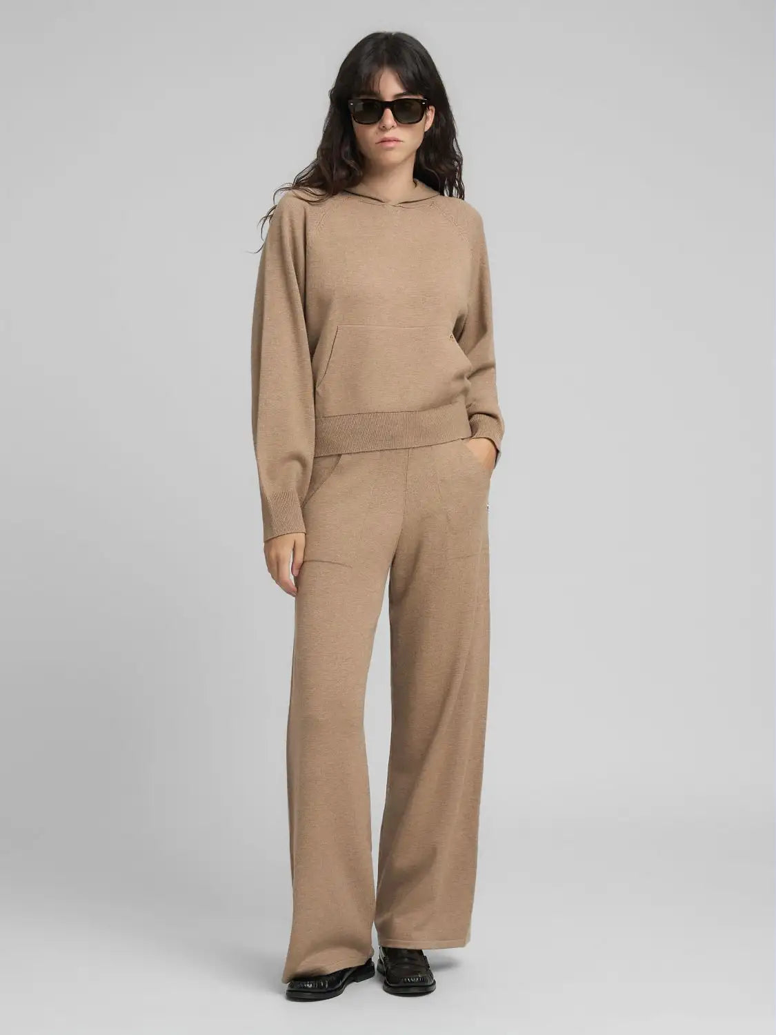 Jogger in maglia biscotto Replay