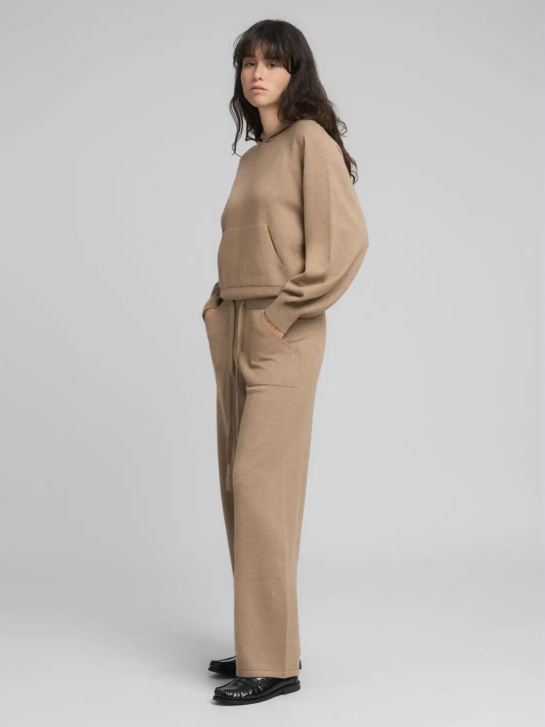 Jogger in maglia biscotto Replay