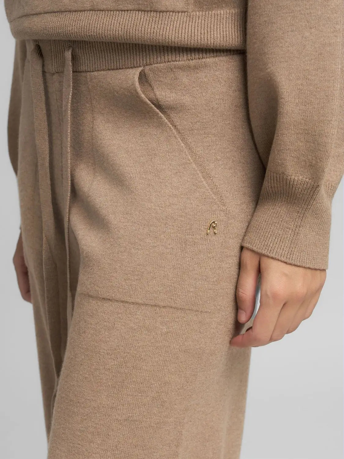 Jogger in maglia biscotto Replay