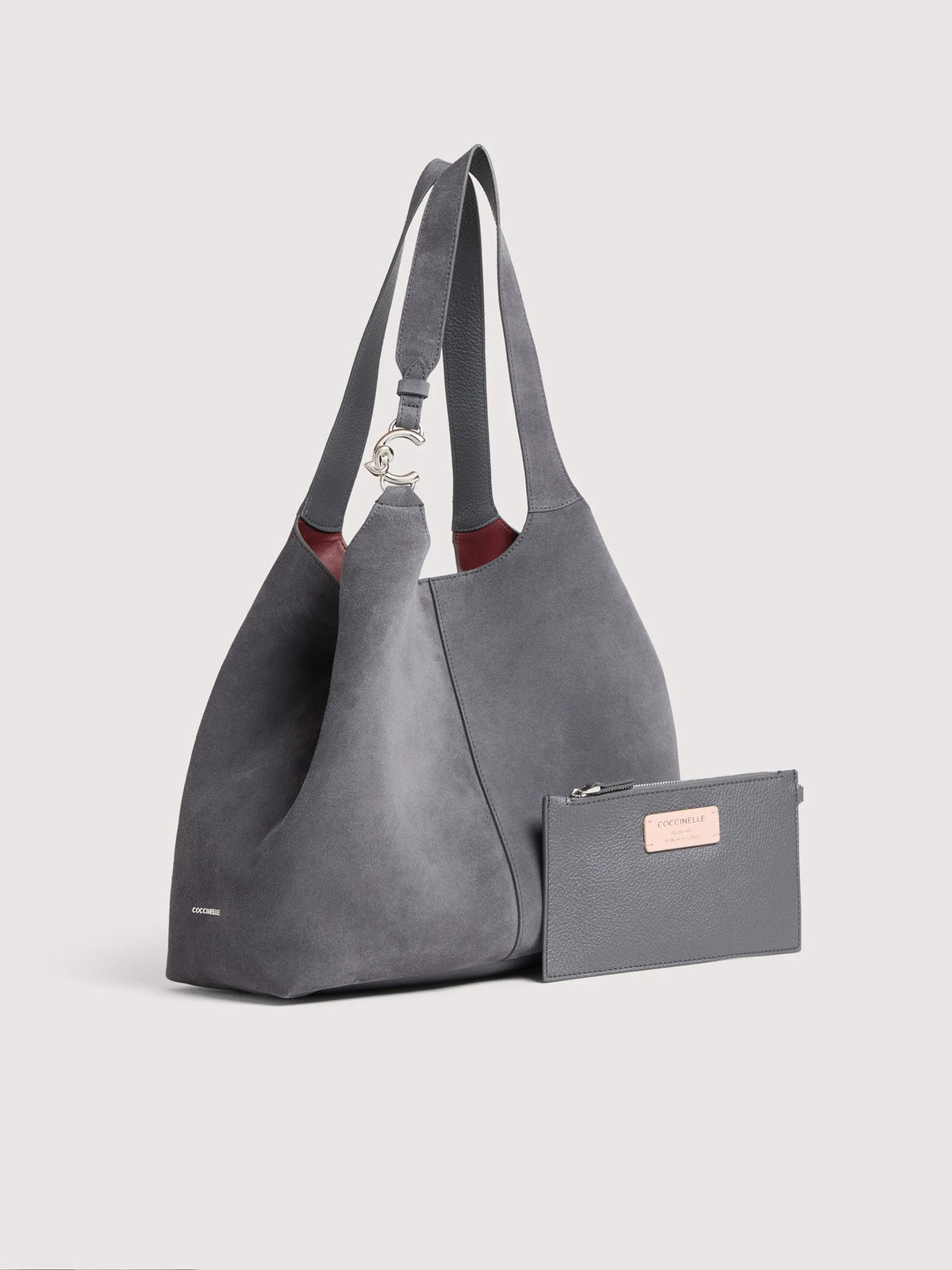 Borsa shopping grigia Coccinelle