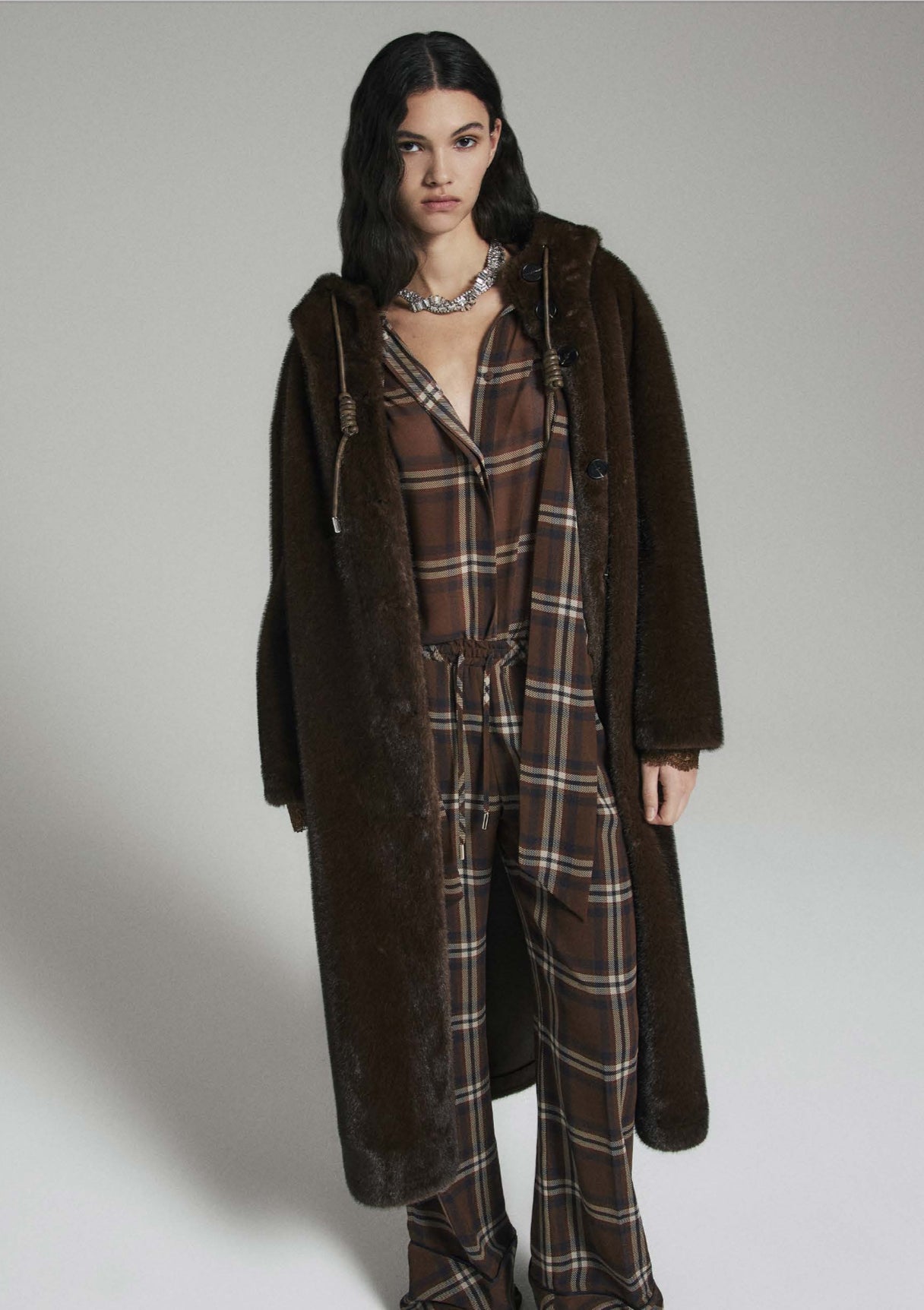 Cappotto eco visone Ermanno