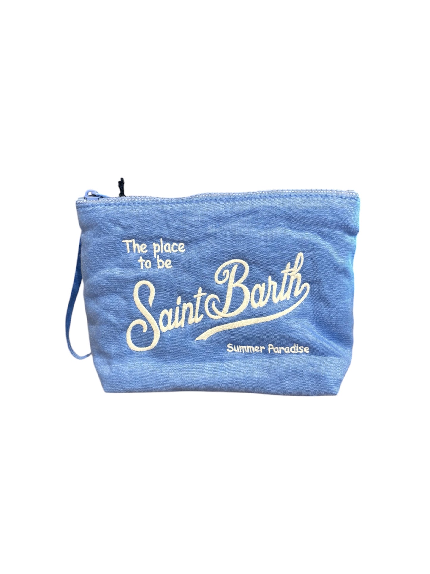 Pochette Aline soft linen St. Barth