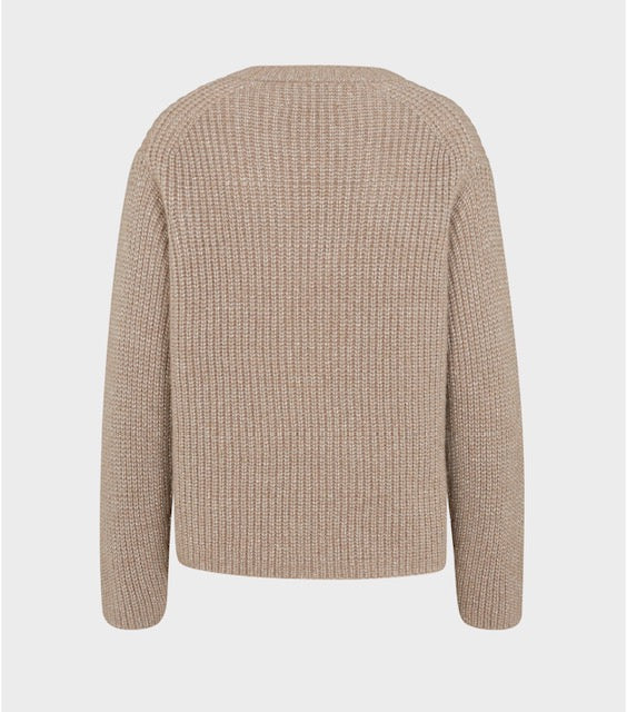 Maglia lurex desert sand