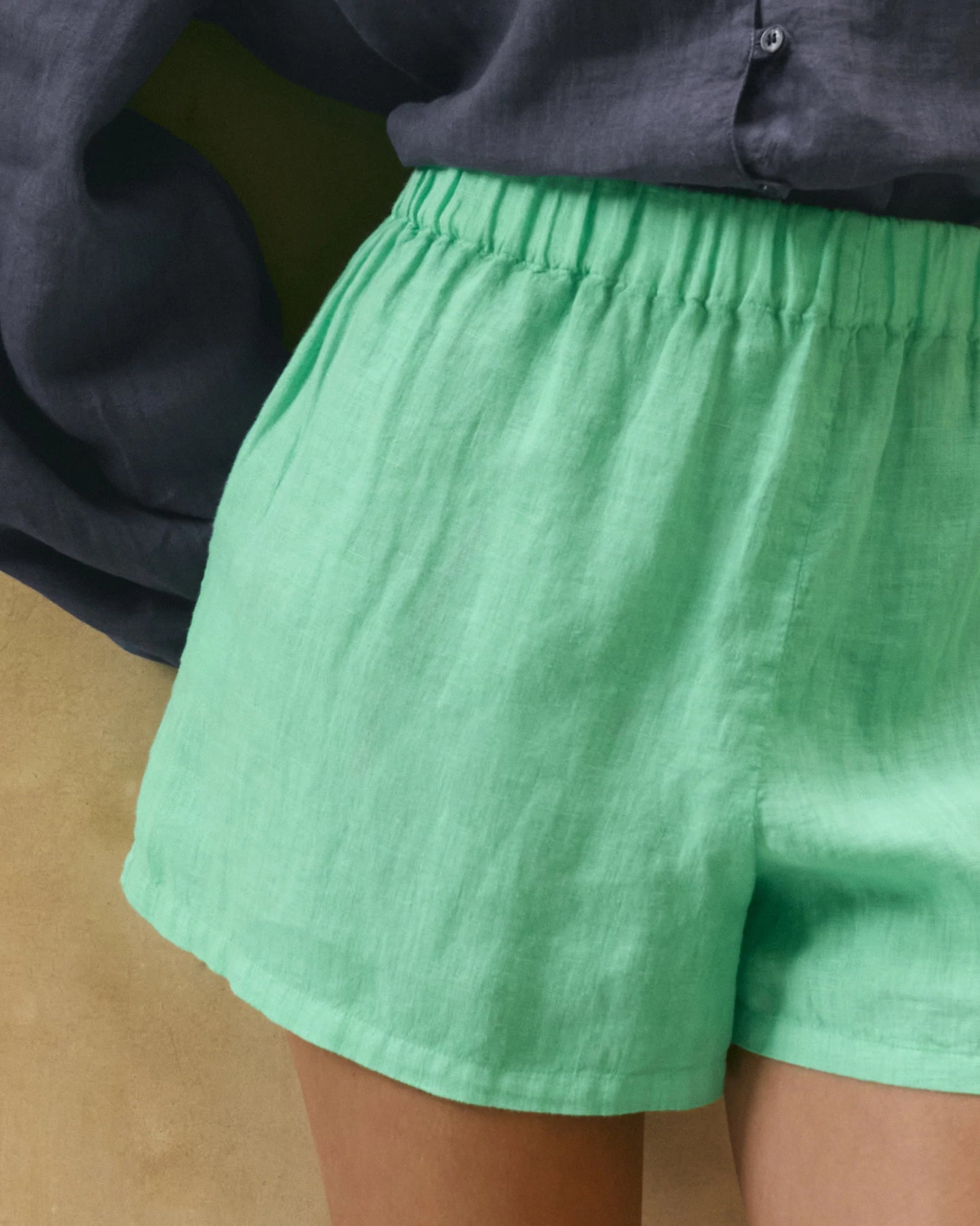 Short lino Manebì menta