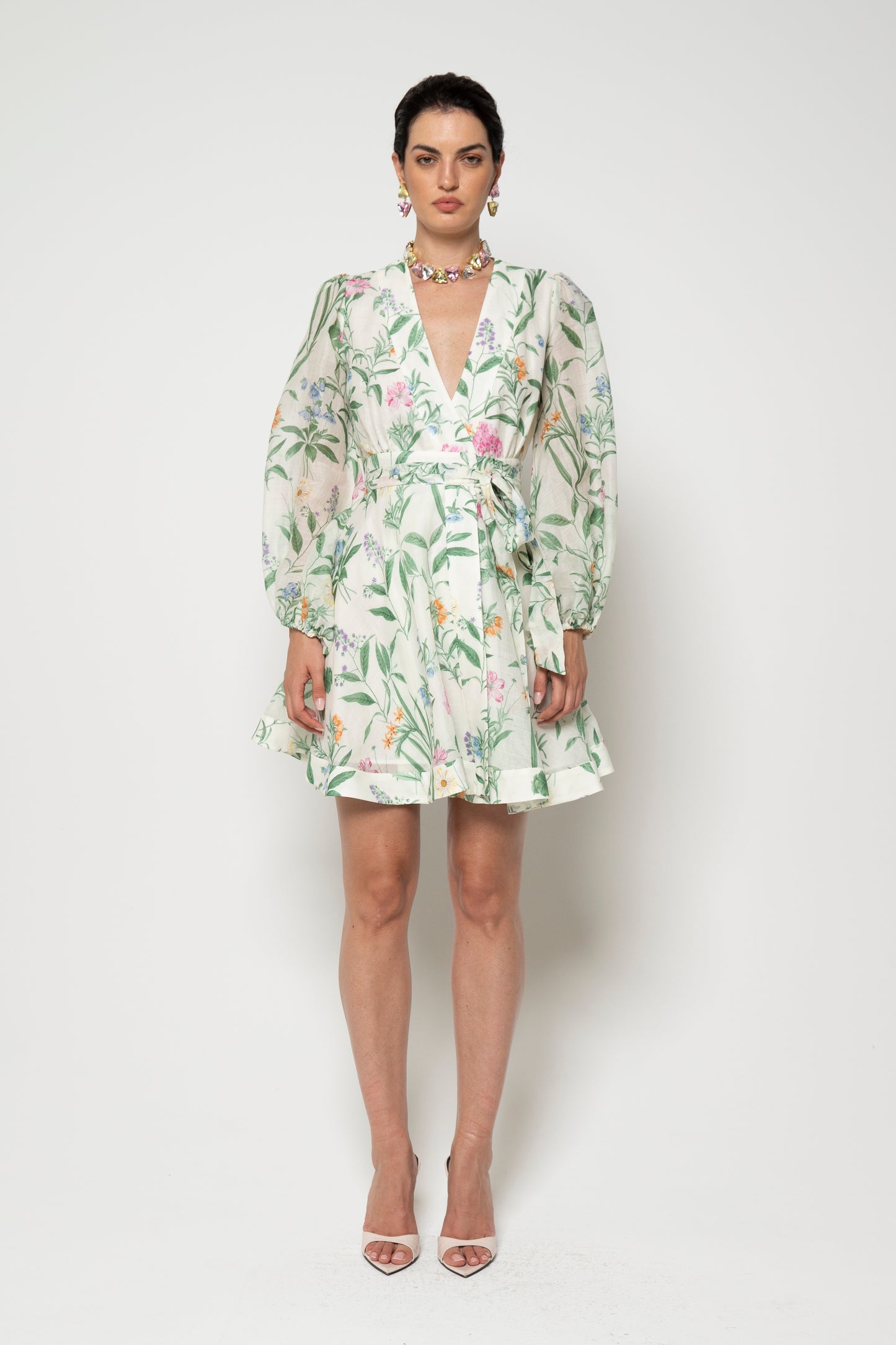 Abito corto floreale Lavi Couture