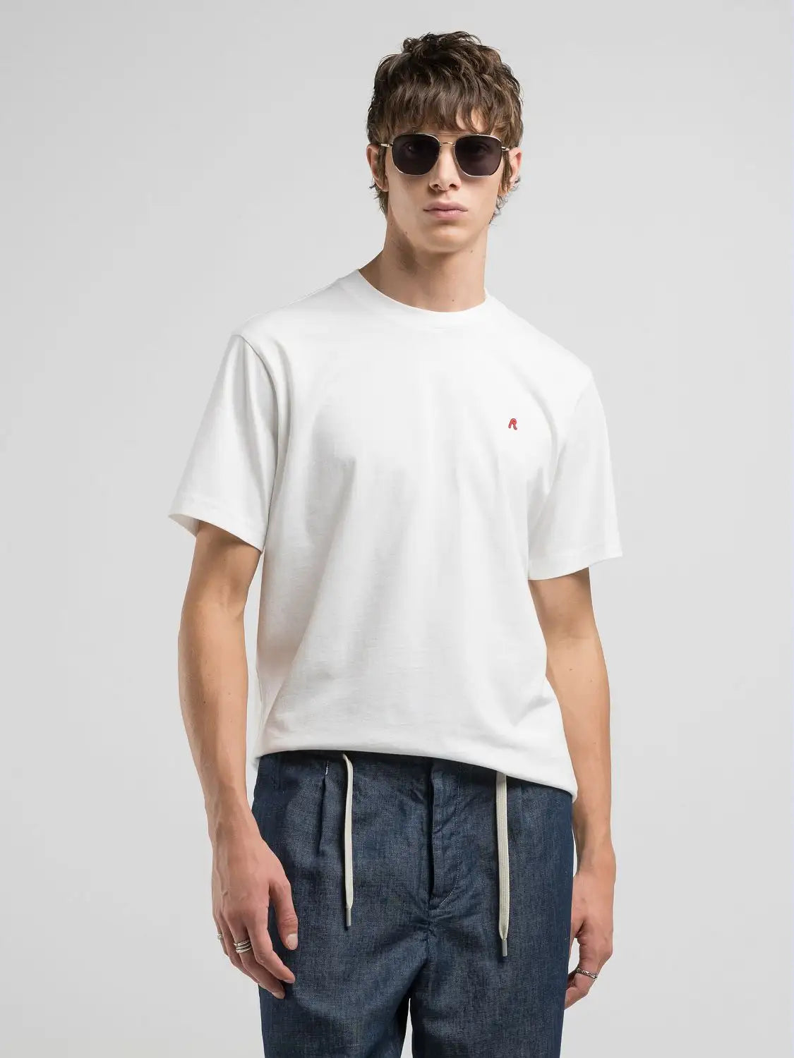 T-shirt bianca basic Replay
